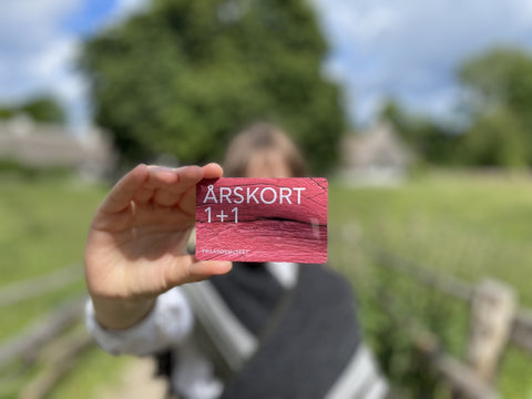 Frilandsmuseet årskort 1+1